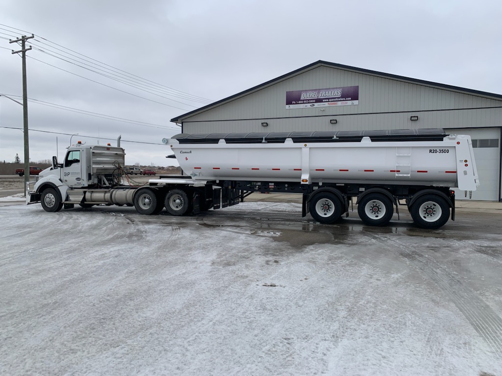 RichardWiebe204's tweet image. We would like thank Russell Redi-Mix Concrete a Division of Green Infrastructure Partners on the purchase of these 2 new 2025 Canuck Trailers triple axle tub style end dumps. #quereltrialers #canucktrailers #enddump #haulmore #everyhaul #transport
