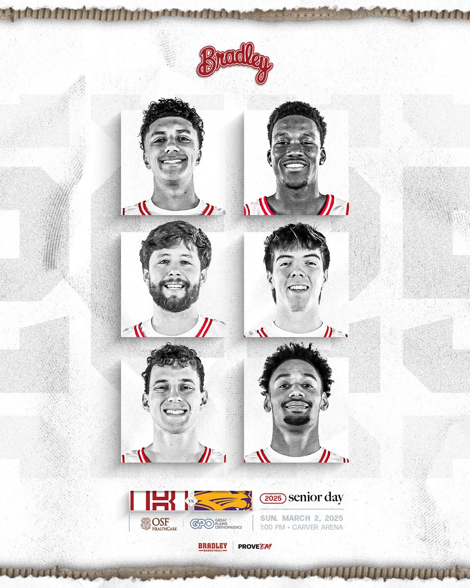 𝗦𝗘𝗡𝗜𝗢𝗥 𝗗𝗔𝗬 is this Sunday at Carver Arena! 🎓🏀

Join us as we celebrate our six graduating seniors prior to tip-off!

🎤 Ceremonies begin at 12:40 PM
🏀 Tip-off vs. UNI at 1:00 PM

Let’s pack Carver and celebrate our seniors! 🎟️: shorturl.at/OEmAR