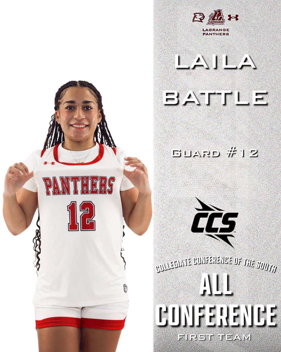 Congratulations to our very own #12 Laila Battle on being selected to the @ccofsouth First Team All Conference! #AllConference #FirstTeam