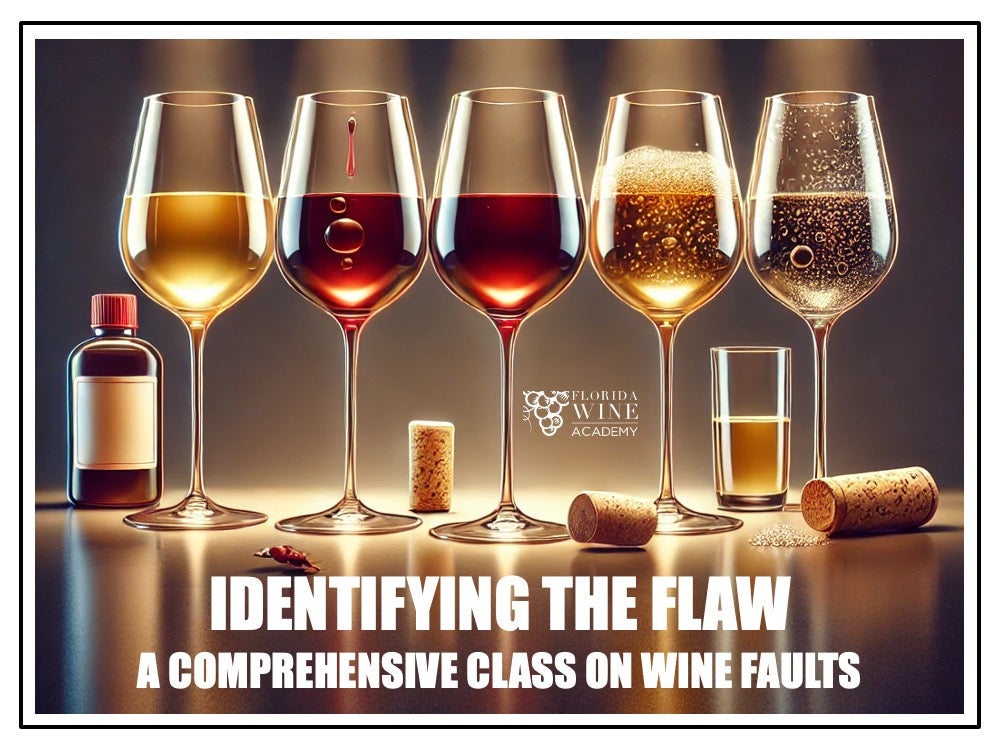 IDENTIFYING THE FLAW: A COMPREHENSIVE CLASS ON WINE FAULTS
Join us on 4/22, for a deep dive into wine faults. Taste wines affected by cork taint, brett, mercaptan, and VA, compare rosés impacted by light strike, and oxidation with 1975 Rieslings. Register: ow.ly/bIgl50V7Yt8