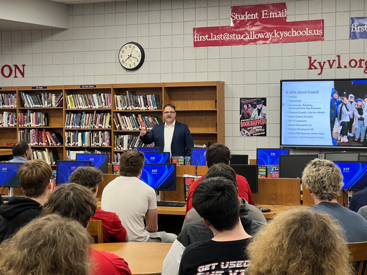 Logan Whaley (@loganwhaleywpsd) on Twitter photo Calloway County has introduced Coby Lewis as its new head football coach.
Hear more from him tonight at 6 on <a href="/WPSDLocal6/">WPSD Local 6</a> Calloway County has introduced Coby Lewis as its new head football coach.
Hear more from him tonight at 6 on <a href="/WPSDLocal6/">WPSD Local 6</a>