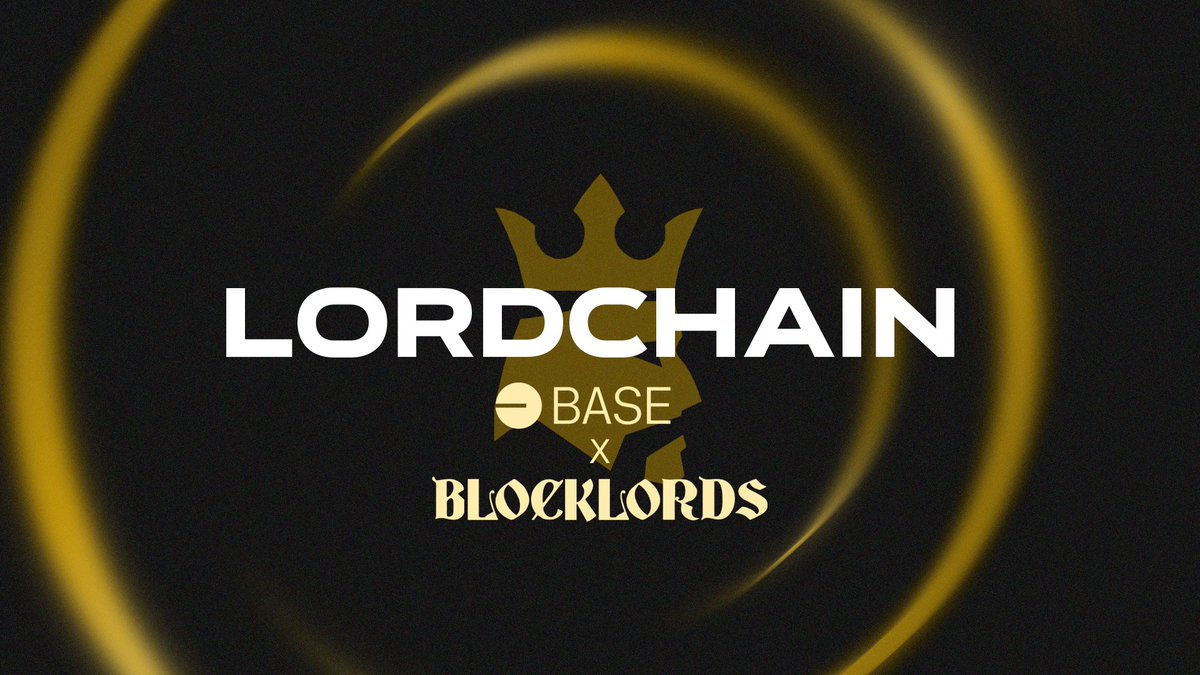 BLOCKLORDS | ON EPIC GAMES STORE (@blocklords) on Twitter photo EPIC to be working with the <a href="/base/">Base</a> team on LORDCHAIN!
LORDCHAIN is THE FIRST Appchain on Base, built for next-level onchain gaming! โ๏ธ๐ฅ
โก๏ธ Blazing-fast transactions
๐ Powered by Base & OP Stack
๐ Built for gamers, by gamers
The new era of GameFi starts HERE - and weโre just EPIC to be working with the <a href="/base/">Base</a> team on LORDCHAIN!
LORDCHAIN is THE FIRST Appchain on Base, built for next-level onchain gaming! โ๏ธ๐ฅ
โก๏ธ Blazing-fast transactions
๐ Powered by Base & OP Stack
๐ Built for gamers, by gamers
The new era of GameFi starts HERE - and weโre just
