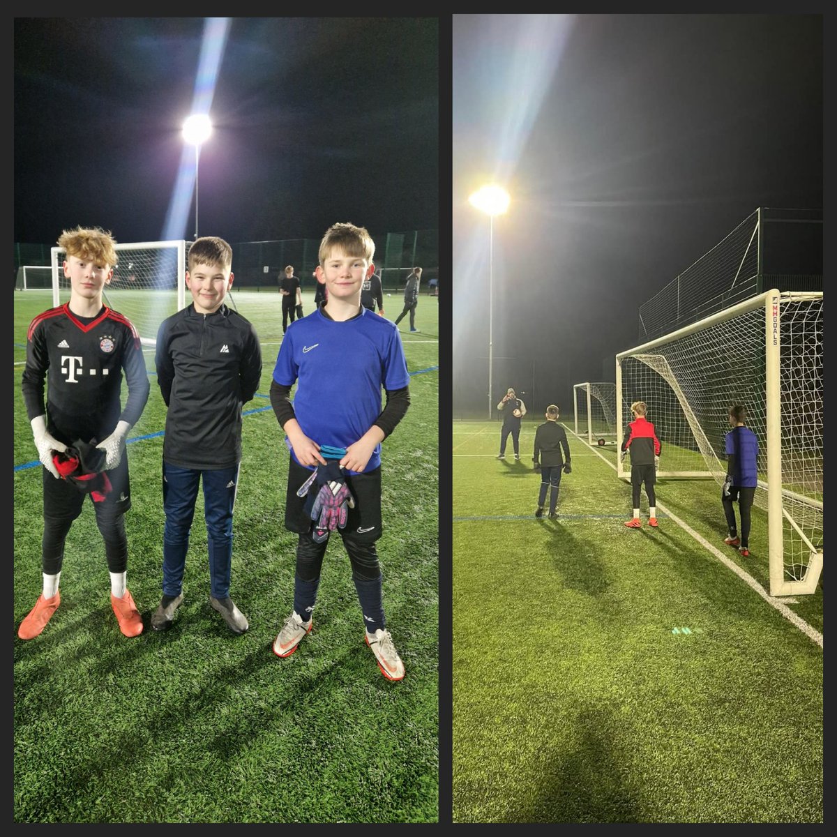 GKU at work this evening 🧤

Session with <a href="/hrvdsfa/">HRVDSFA</a> U12/13s keepers, focusing on crossing, decision making, communication, and commanding the area (difficult aspect for young goalkeepers). Adding pressure to build confidence and technique. 

Owning the box  🥅💪