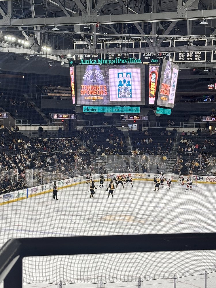 RICADV (@ricadv) on Twitter photo 🏒🧡 We had an amazing time at the <a href="/AHLBruins/">Providence Bruins</a> game, raising awareness for Teen Dating Violence Awareness & Prevention Month while cheering on our local team! Big thanks to Amica Pavilion & Learfield for having us. Let’s keep the convo going! 💛 ricadv.org/teen-center #TDVAM2024 🏒🧡 We had an amazing time at the <a href="/AHLBruins/">Providence Bruins</a> game, raising awareness for Teen Dating Violence Awareness & Prevention Month while cheering on our local team! Big thanks to Amica Pavilion & Learfield for having us. Let’s keep the convo going! 💛 ricadv.org/teen-center #TDVAM2024