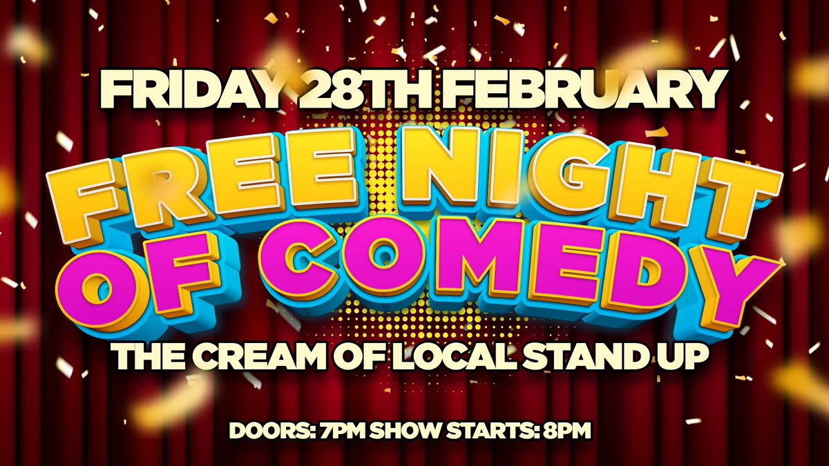 Get ready for a Free Night of Comedy!✨ Join us at the Attic this Friday 28th February. The best part? It’s completely free! Don’t miss your chance to enjoy an unforgettable night of hilarious joke, local legends and great vibes. See you there!🎉

theatticsouthampton.co.uk/products/free-…