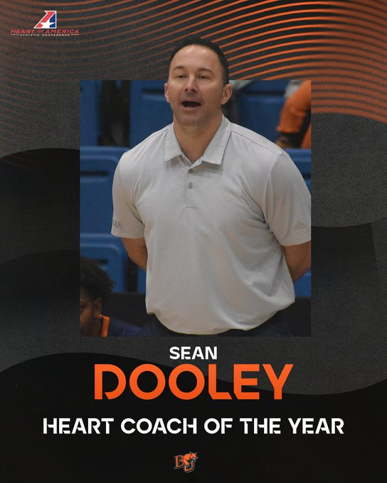 200 wins and a Heart Coach of the Year award?!?!

Not a bad past 24 hours for <a href="/BU_Hoops/">Baker Men’s Basketball</a> head coach Sean Dooley!!