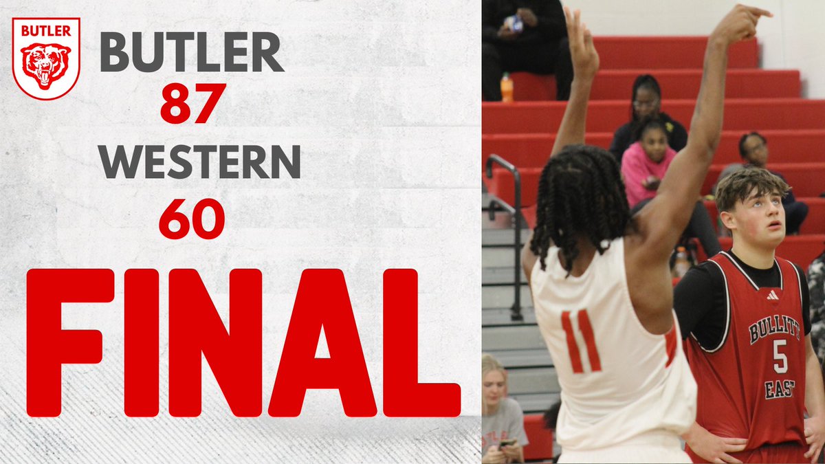 BUTLER STATS:
Santana Anderson 19p, 3r, 6a
Adrian Wilder 16p, 4r
Michael Jones 16p, 11r
Henrich Barjolo 11p, 3r, 3a

Incredibly proud of this group of young men. They’ve fought through a lot of adversity to be here and are now DISTRICT CHAMPIONS! 

#PayYourRent