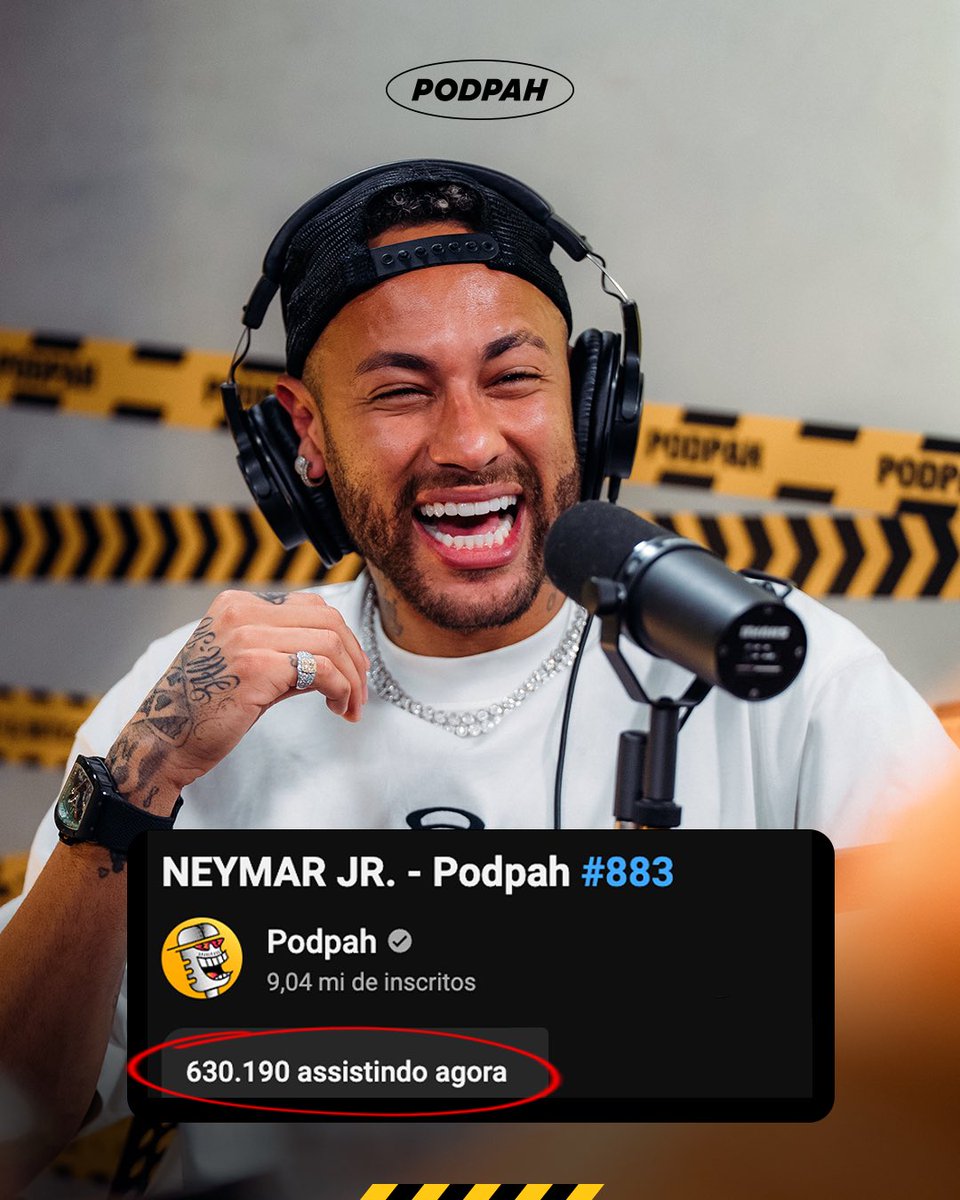 recorde simultâneo de espectadores e mais de 22 milhões de views nos cortes em poucas horas. Dia foda! 🫶