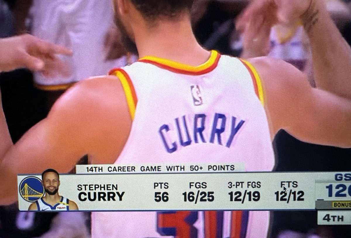 WarriorsMuse's tweet photo. Ah so this is what happens when Steph gets free throws! https://t.co/effdzmYShZ