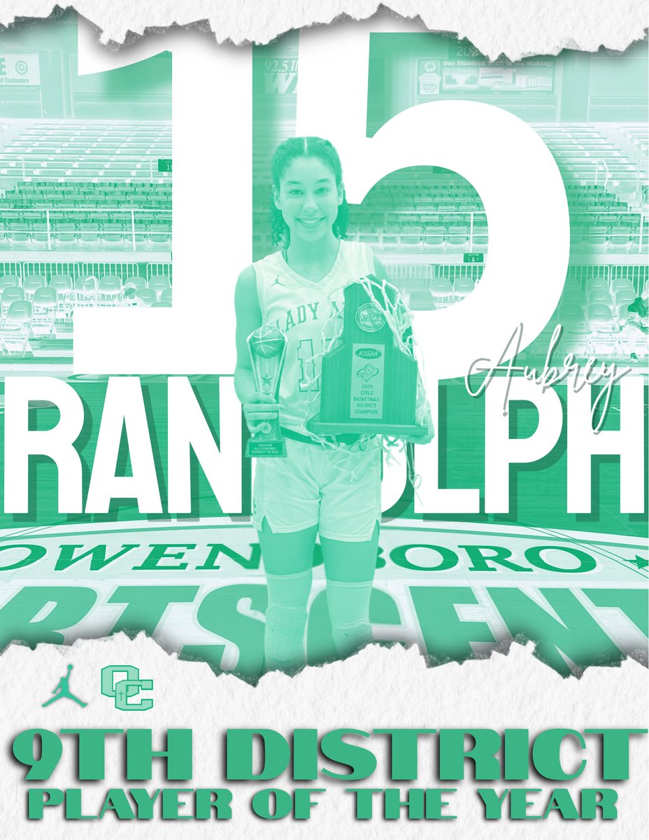 Aubrey Randolph (@aubreyrandolph_) on Twitter photo Thank you to my family, teammates, and coaches for your support! Grateful to be named 9th District POY and our <a href="/OCathLadyAces/">Lady Aces Basketball</a> are 9th District Champions! 🏆
<a href="/alyxwhite_/">Alyx White</a> <a href="/riseupsports1/">Rise Up Sports Media</a> <a href="/PrepGirlsHoops/">Prep Girls Hoops 🏀</a> <a href="/PGHAkeem/">Akeem Webb</a> <a href="/1027TheGame/">102.7 The Game ESPN Owensboro</a> <a href="/SportsConnectKY/">Sports Connect Media</a> <a href="/JosephDecker23/">Joseph Decker</a> <a href="/PGHKentucky/">Prep Girls Hoops Kentucky</a> @mlr15sw Thank you to my family, teammates, and coaches for your support! Grateful to be named 9th District POY and our <a href="/OCathLadyAces/">Lady Aces Basketball</a> are 9th District Champions! 🏆
<a href="/alyxwhite_/">Alyx White</a> <a href="/riseupsports1/">Rise Up Sports Media</a> <a href="/PrepGirlsHoops/">Prep Girls Hoops 🏀</a> <a href="/PGHAkeem/">Akeem Webb</a> <a href="/1027TheGame/">102.7 The Game ESPN Owensboro</a> <a href="/SportsConnectKY/">Sports Connect Media</a> <a href="/JosephDecker23/">Joseph Decker</a> <a href="/PGHKentucky/">Prep Girls Hoops Kentucky</a> @mlr15sw