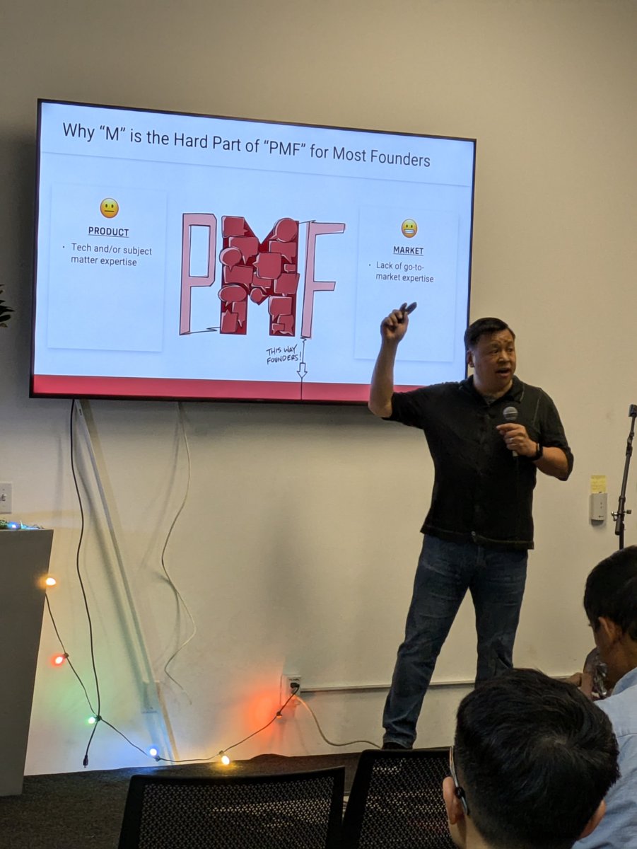 hackerdojo's tweet image. 📷 We’re LIVE! 📷
Tune in now to catch the Product-Market Fit Workshop with Rob Cheng, streaming live from Hacker Dojo!
📷 Watch here: m.twitch.tv/hackerdojotv
Jump in, ask questions, and don’t miss this deep dive into startup growth & traction!