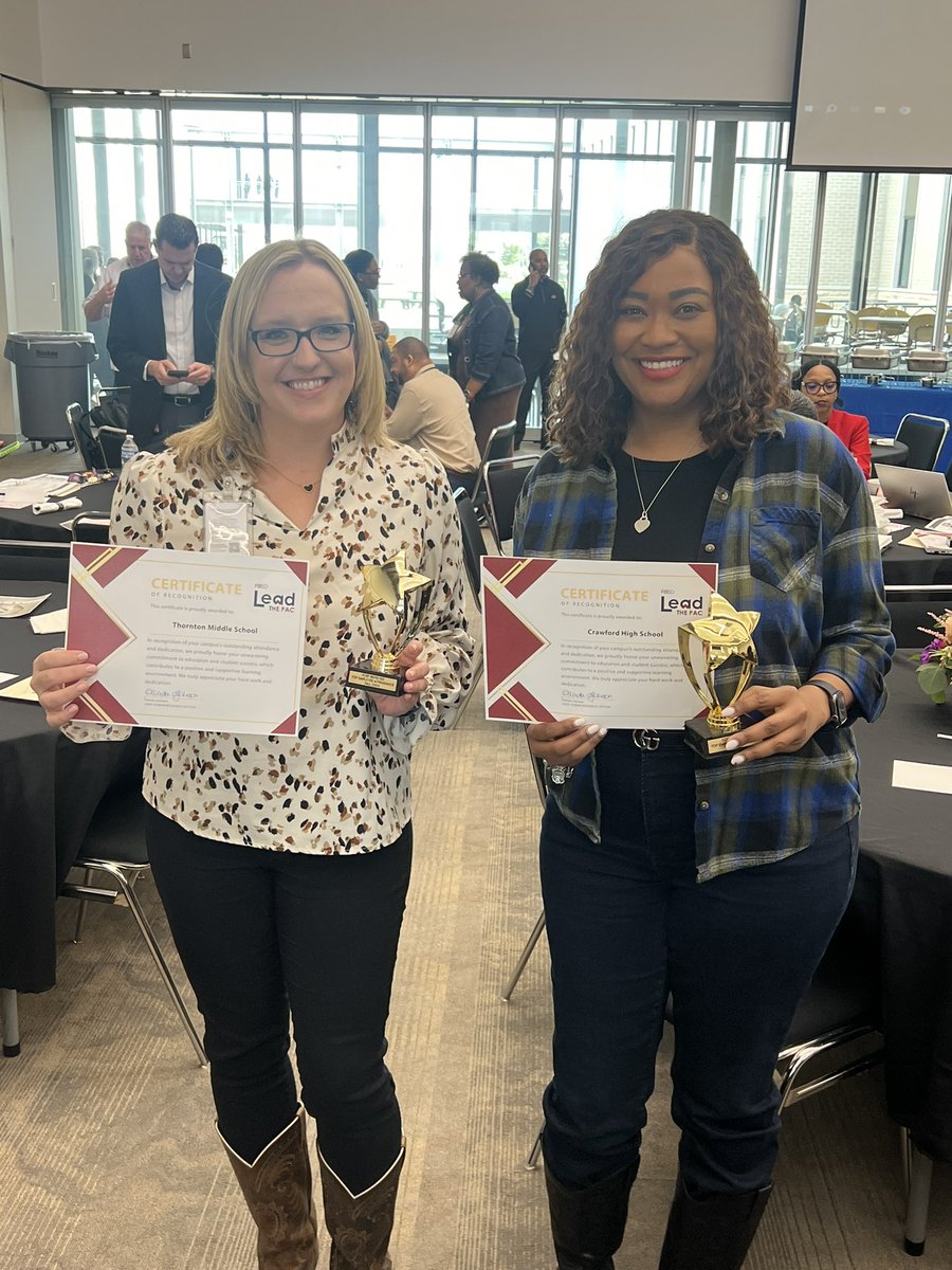 Dr. Amber Grady (@thedrgrady) on Twitter photo Feeder Pattern Excellence! Both <a href="/RTMSThundercats/">Ronald Thornton Middle School</a> and <a href="/ACHS_Chargers/">Almeta Crawford High School</a> received awards for having the Highest Staff Attendance ππ½ππ½ which means some serious learning is happening! <a href="/kate_kargbo/">Kate Kargbo, Ed.D.</a> #GoTexanDay #Thundercats #ChargersWin Feeder Pattern Excellence! Both <a href="/RTMSThundercats/">Ronald Thornton Middle School</a> and <a href="/ACHS_Chargers/">Almeta Crawford High School</a> received awards for having the Highest Staff Attendance ππ½ππ½ which means some serious learning is happening! <a href="/kate_kargbo/">Kate Kargbo, Ed.D.</a> #GoTexanDay #Thundercats #ChargersWin