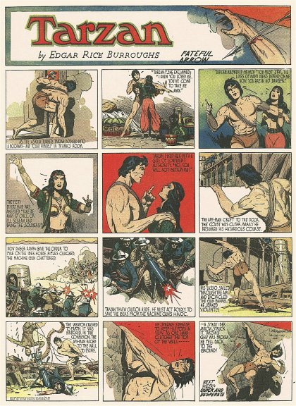ERBzine Weekly Webzine Feb 28-Mar 6, 2025 
erbzine.com/mag/ez250228.h… 
BB #49  2002 Pts 1&amp;2 Tarzan Triumphant ~ Interviews On Tarzan &amp; John Carter ~ David Adams’ +100 ERBzine Articles ~ COMICS: Hogarth, Foster, Dell #68 ~ Events ~ Updates