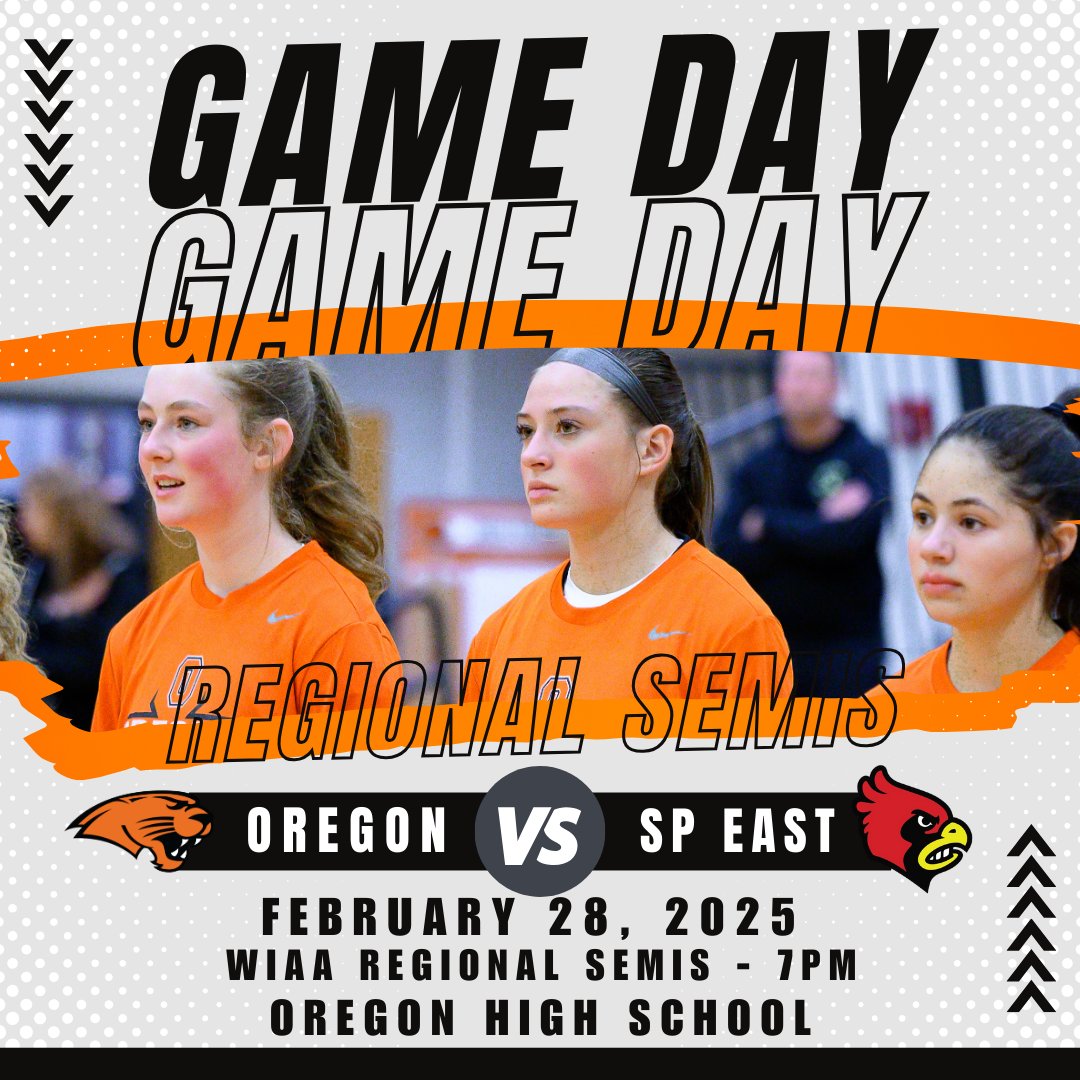 🏀 GAME DAY! 🏀

It's win-or-go-home time! Our girls are ready to battle in the Regional Semi-Final against Sun Prairie East!

📍 Oregon High School
⏰ 7:00 PM
📺 youtube.com/watch?v=o_zD9A…

Pack the stands and bring the energy! Let’s make some noise! 🔥💪 #SurviveAndAdvance