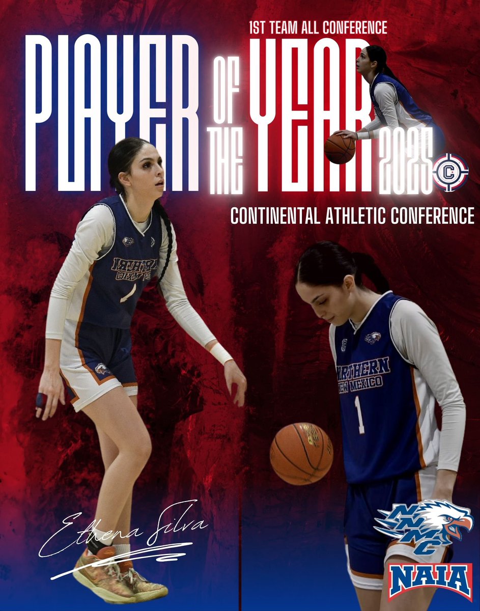 It's been a ride! And it's not over yet but we need to make some NOISE and give this amazing young woman her flowers! E is this year's Continental Athletic Conference WBB POY‼️🔥🔥🔥 

#CaptainMyCaptain #PlayeroftheYear