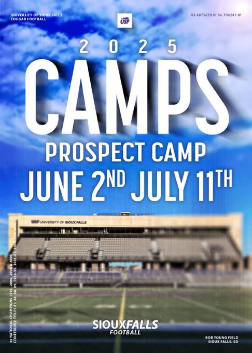 Thank you <a href="/CoachLueds/">Lucas Lueders</a> for the camp invites!!