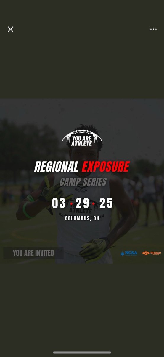 Thanks for the invite! <a href="/youareathlete/">You Are Athlete</a>