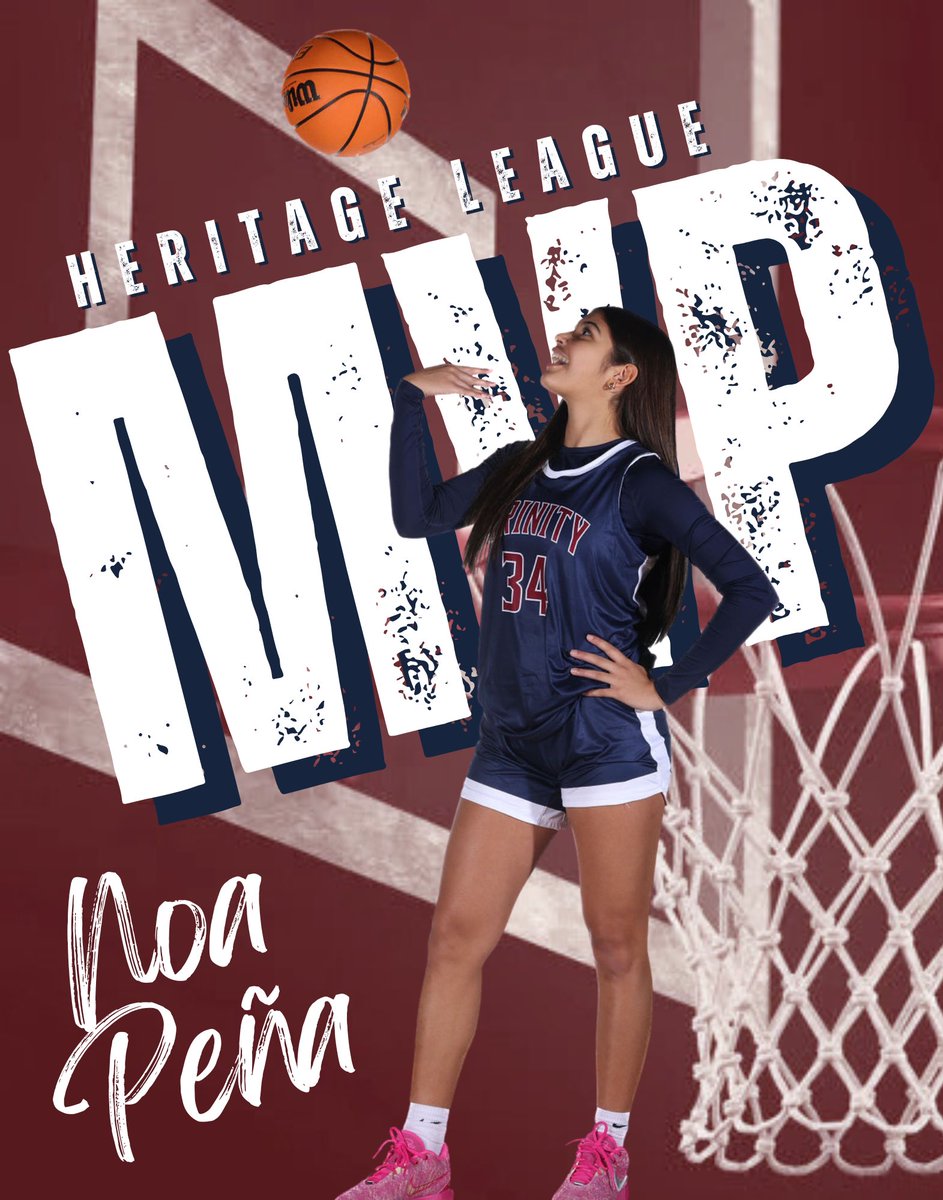 Trinity Knights (@trinityknights) on Twitter photo Freshmen, Noa Peña, has been selected as the Heritage League’s Most Valuable Player for girls basketball. Congratulations Noa! ⚔️ 🏀
<a href="/Tarek_Fattal/">Tarek Fattal</a> <a href="/pollonpreps/">Jack Pollon</a> <a href="/JustinwillTweet/">Justin Vigil-Zuniga</a> <a href="/haleymsawyer/">Haley Sawyer</a> <a href="/TylerWainfeld/">Tyler Wainfeld</a> <a href="/latsondheimer/">eric sondheimer</a> <a href="/Starting5Bball/">Starting 5 Basketball</a> <a href="/jdemonbrun34/">Coach De Monbrun</a> <a href="/noapena34/">noapena34</a> Freshmen, Noa Peña, has been selected as the Heritage League’s Most Valuable Player for girls basketball. Congratulations Noa! ⚔️ 🏀
<a href="/Tarek_Fattal/">Tarek Fattal</a> <a href="/pollonpreps/">Jack Pollon</a> <a href="/JustinwillTweet/">Justin Vigil-Zuniga</a> <a href="/haleymsawyer/">Haley Sawyer</a> <a href="/TylerWainfeld/">Tyler Wainfeld</a> <a href="/latsondheimer/">eric sondheimer</a> <a href="/Starting5Bball/">Starting 5 Basketball</a> <a href="/jdemonbrun34/">Coach De Monbrun</a> <a href="/noapena34/">noapena34</a>