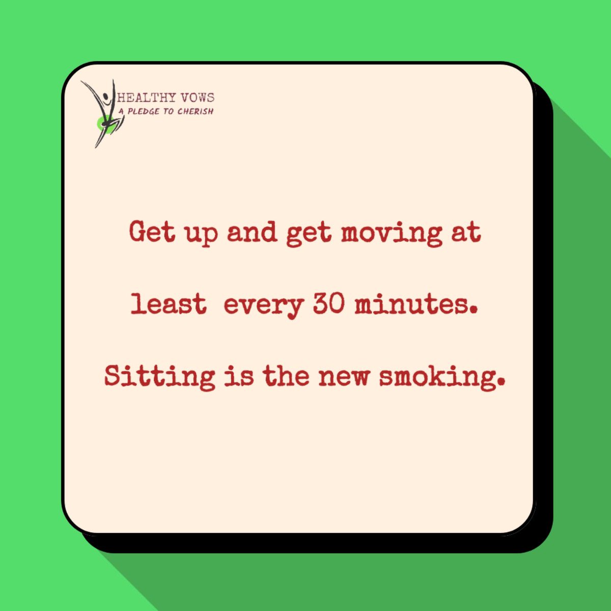 healthyvows's tweet image. Tidbits✍️

#healthyvows #sitting #prolongedsitting #sittingisthenewsmoking #getmoving #healthandlifestyle #healthandwellness #lifestylemanagement #lifestylegoals