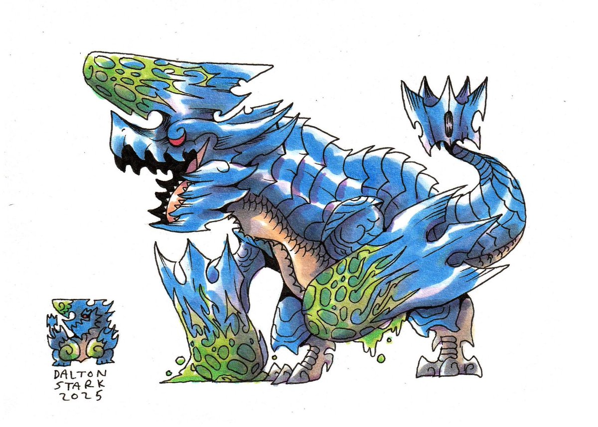 daltondoodles's tweet image. Brachydios  🦠 🥊 #MonsterHunter