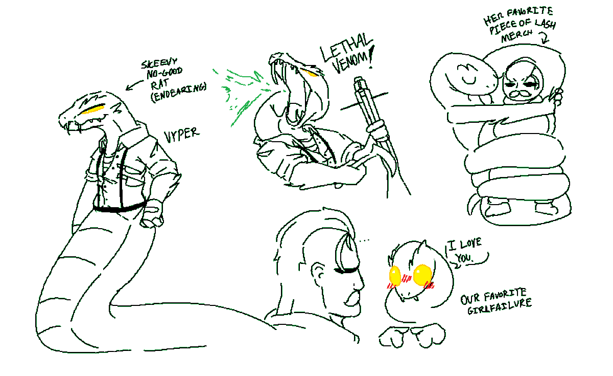 Stephs_art_junk's tweet image. the girlfailure from deadlock

my take on a Vyper design