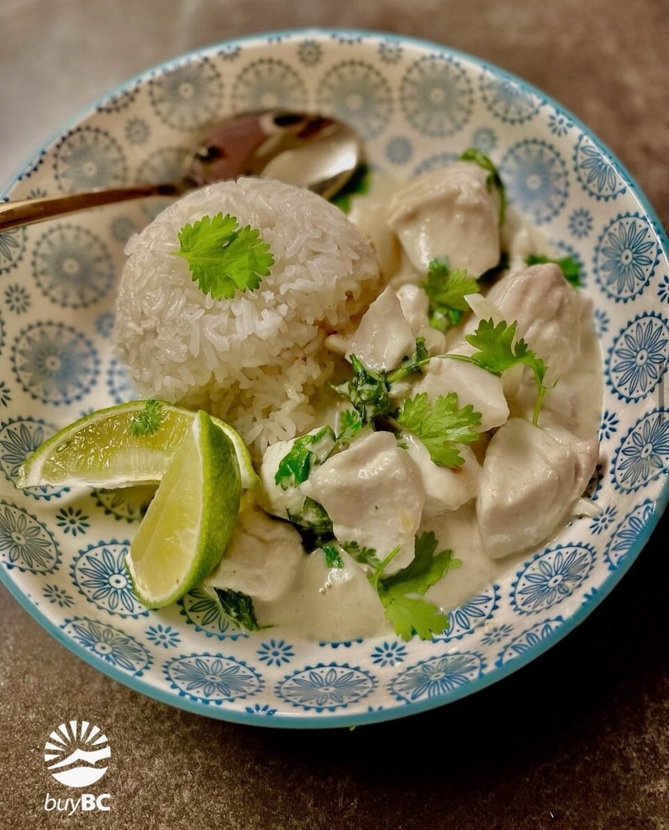 Warm up on those chilly days with this delicious wild Pacific halibut curry! #wildpacifichalibut
