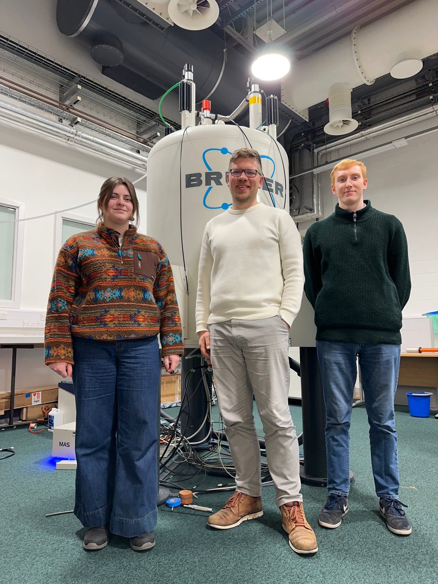 Dominik Kubicki (@dominikjkubicki) on Twitter photo At <a href="/UoBChemistry/">UoBChemistry</a> we're proud to give our master's students the best research experience possible. This week Kate Anderson and Michael Walters have been using solid-state #nmr to study the materials they had synthesised. The next generation of materials chemists in the making. At <a href="/UoBChemistry/">UoBChemistry</a> we're proud to give our master's students the best research experience possible. This week Kate Anderson and Michael Walters have been using solid-state #nmr to study the materials they had synthesised. The next generation of materials chemists in the making.