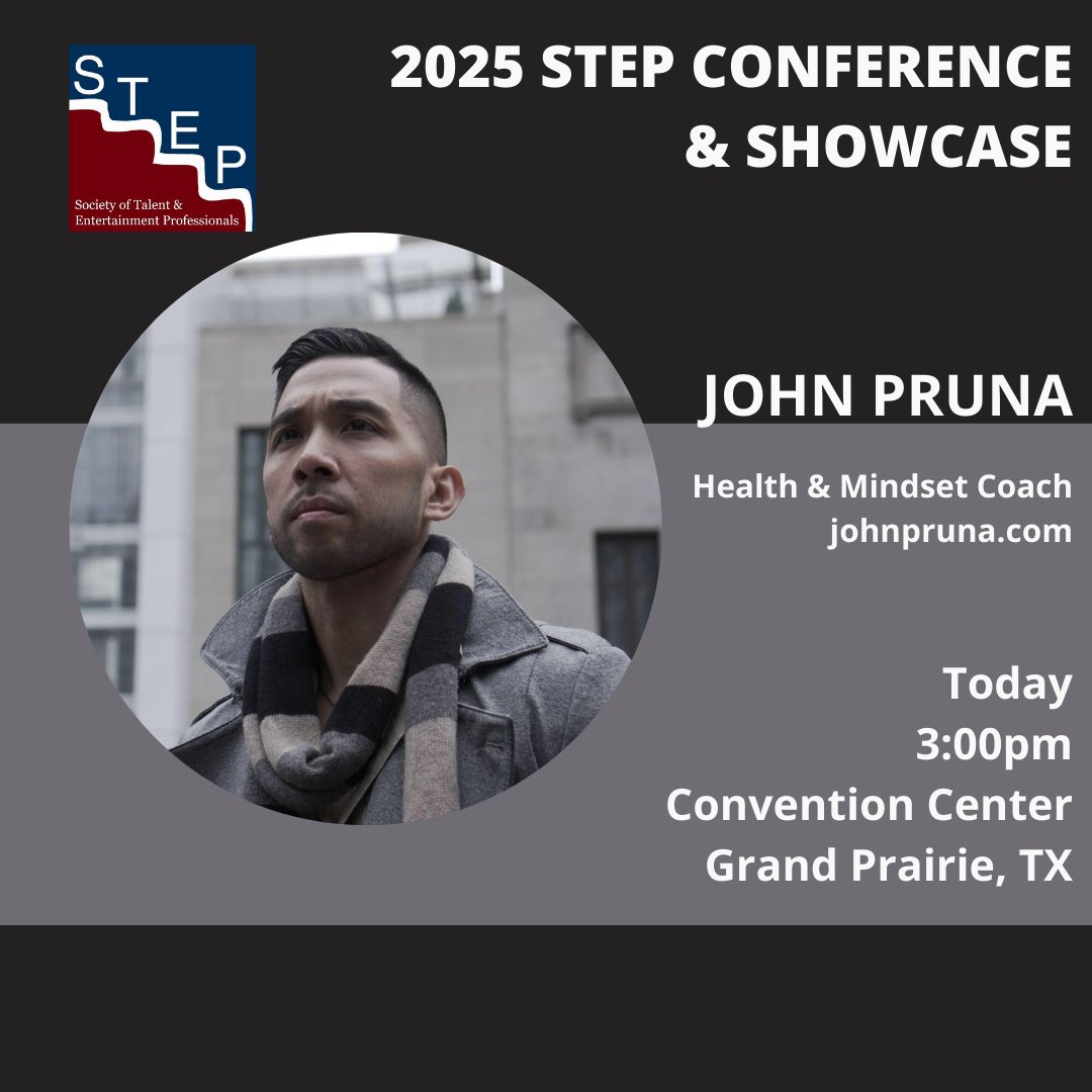 STEPROCKS's tweet image. TODAY at 3 PM!

John Pruna brings the heat at the 2025 STEP Conference! 💥

🔥 Live like a rare breed
💪 Make excellence your identity
🏆 Make greatness a habit
⚡ Make discipline your lifestyle
📍 Grand Prairie Convention Center
Don’t miss it! johnpruna.com
#STEP2025