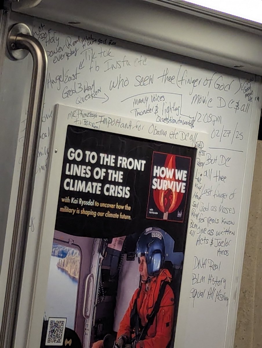 Tons of grafiti in car 6095. Can we get this cleaned up, <a href="/wmata/">Metro Forward</a>?