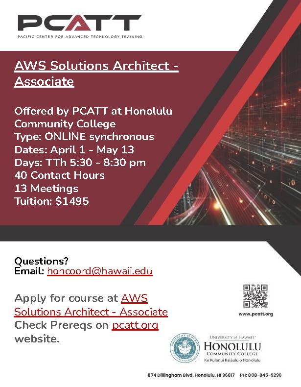 PCATTTweet's tweet image. Ready to level up your IT career? 🤔 CompTIA CySA+ &amp;amp; AWS training w/ exam vouchers. See flyer for details! #ITCertifications #CareerGoals