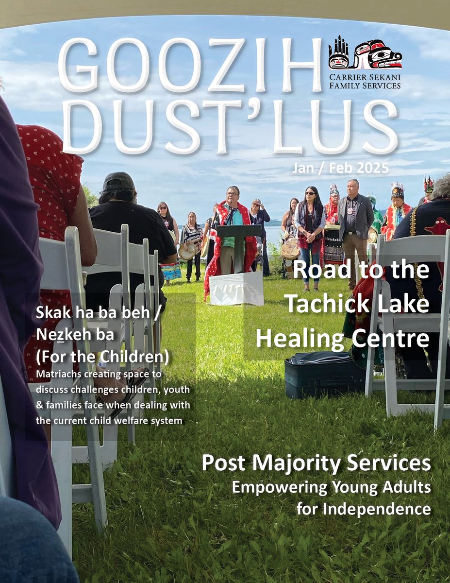 📰 Our First Goozih Dust’lus Newsletter of the year – January/February 2025 Goozih is here! 
🗞️Road to the Tachick Lake Healing Centre – the journey so far and more in the January/February 2025 newsletter - mailchi.mp/csfs.org/2025-…