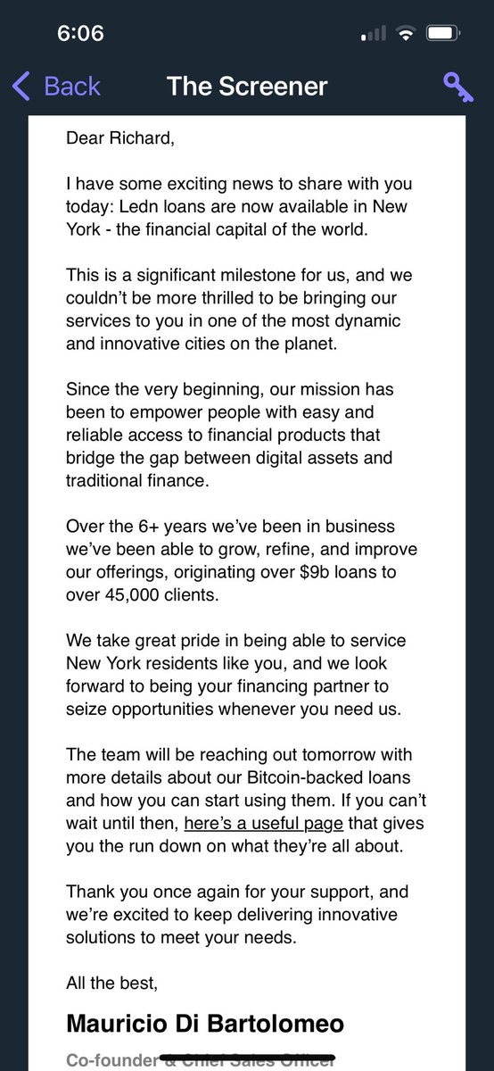 Brilliant! Thanks <a href="/hodlwithLedn/">Ledn</a>