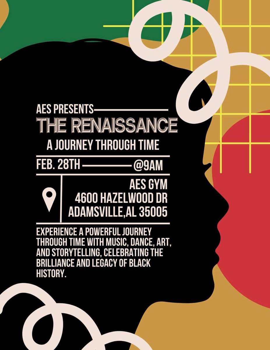 Jefferson County Schools (@jefcoed) on Twitter photo 📺🎶 LIVE STREAM - 📆 February 28 | ⏰9:00 AM
Join us TOMORROW at 9 AM as we stream live from Adamsville Elementary for their #BlackHistoryMonth program, "The Renaissance: A Journey Through Time."
📺 View on facebook.com/jefcoed or jefcoed.com/tv. <a href="/mrbissell/">Michael Bissell, EdS</a> 📺🎶 LIVE STREAM - 📆 February 28 | ⏰9:00 AM
Join us TOMORROW at 9 AM as we stream live from Adamsville Elementary for their #BlackHistoryMonth program, "The Renaissance: A Journey Through Time."
📺 View on facebook.com/jefcoed or jefcoed.com/tv. <a href="/mrbissell/">Michael Bissell, EdS</a>