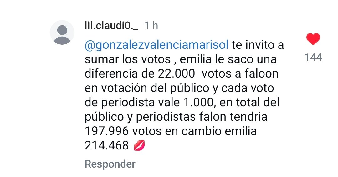 Claudia9019451's tweet image. Resumen para los que todavía creen que ganó Faloon y que ese voto que anularon hacía la diferencia #HayQueDecirlo13