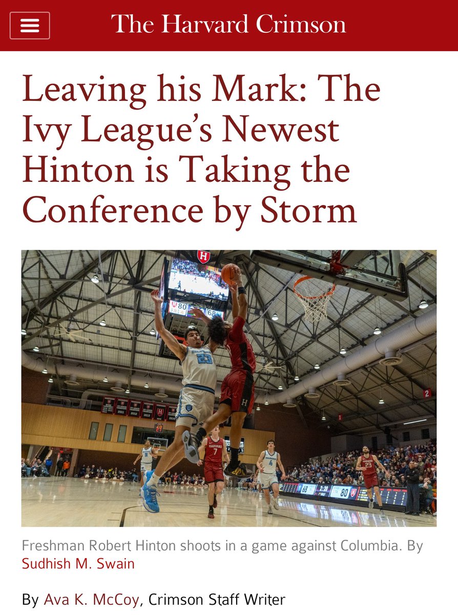 The Hinton Family (@camp_hinton) on Twitter photo Thank you Ava K. McCoy <a href="/thecrimson/">The Harvard Crimson</a> This article had me smiling the entire time! Thank you Ava K. McCoy <a href="/thecrimson/">The Harvard Crimson</a> This article had me smiling the entire time!