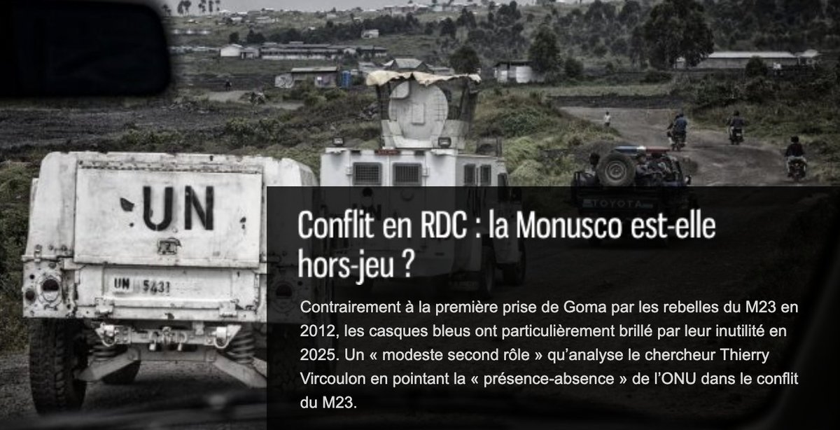 Christophe RIGAUD (@afrikarabia) on Twitter photo 🔴🇨🇩Conflit en #RDC : la #Monusco est-elle hors-jeu ? Un article à lire sur 👉 afrikarabia.com/wordpress/conf… <a href="/IFRI_/">Institut français des relations internationales</a> 🔴🇨🇩Conflit en #RDC : la #Monusco est-elle hors-jeu ? Un article à lire sur 👉 afrikarabia.com/wordpress/conf… <a href="/IFRI_/">Institut français des relations internationales</a>