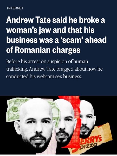 Anyone who defends Andrew Tate is not a conservative.