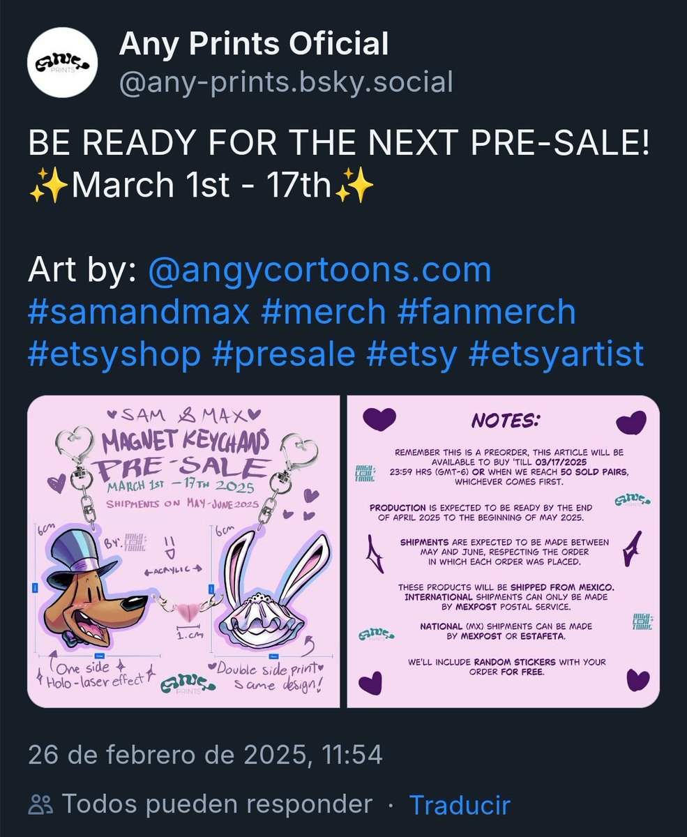 BYE BYE!! MOVING TO BSKY (@angycortoons) on Twitter photo Remember to follow us there too!
We will bring many others pre-sales and products soon 💖
<a href="/any_prints_of/">ANY Prints</a> Remember to follow us there too!
We will bring many others pre-sales and products soon 💖
<a href="/any_prints_of/">ANY Prints</a>