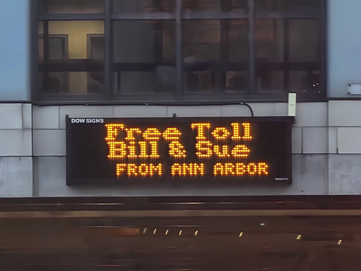 Good news for our friends from Ann Arbor that are so generous. #takethetunnel