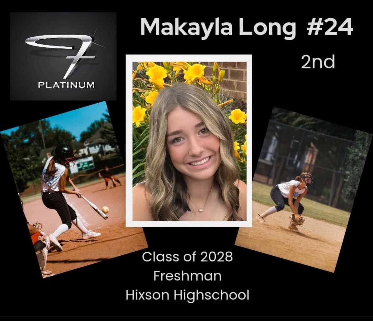 Roster Announcement:
#25 Makayla Long
2nd Base, Class of 2028