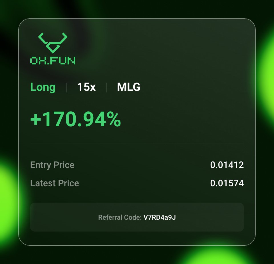 feeling real good about this one $mlg