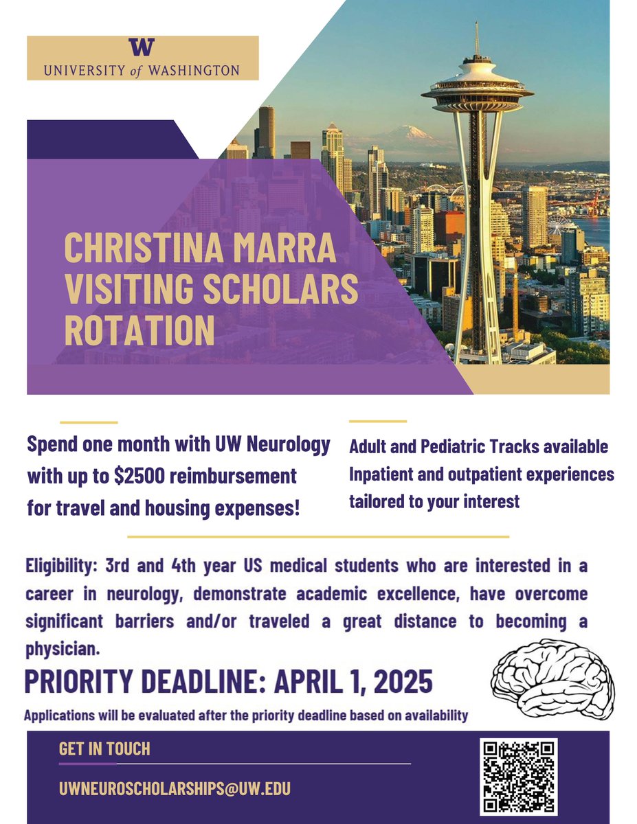 UW Neurology (@uwneurology) on Twitter photo If you are interested, please put your application in to uwneuroscholarships@uw.edu. Deadline is April 1, 2025! If you are interested, please put your application in to uwneuroscholarships@uw.edu. Deadline is April 1, 2025!