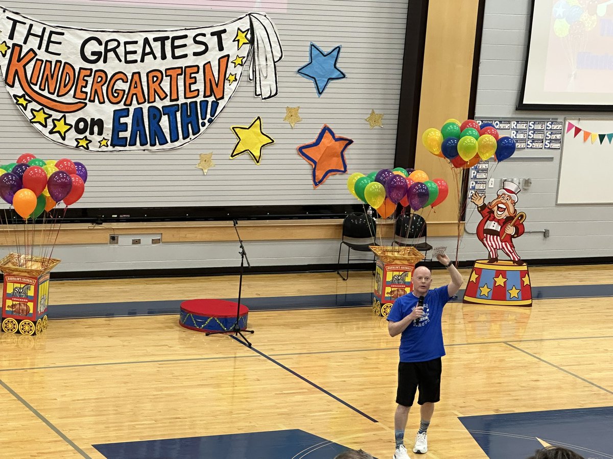 Kicking off the Greatest show in the Fort!  Moyer nation bringing the energy and smiles with the 90th Kindergarten Circus!  Thank you <a href="/MoyerPhysEd/">Kevin Hedenberg</a> for this amazing community event. <a href="/FTSchools/">Fort Thomas Schools</a> <a href="/FTMoyerES/">Moyer Elementary</a>