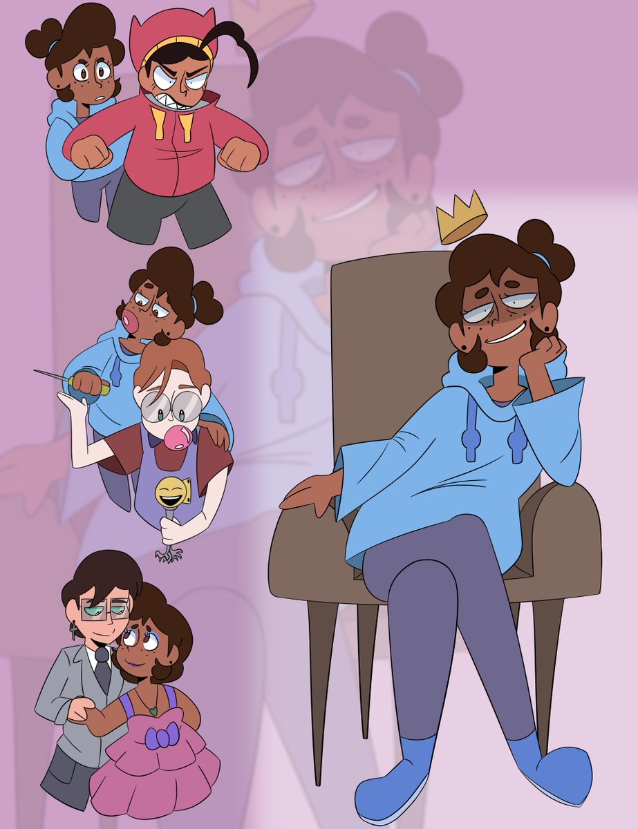 The bubbly main character that gets along with everyone 👀