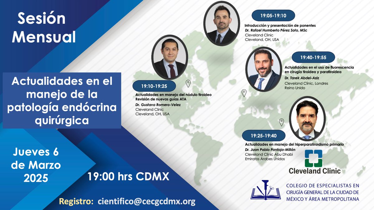 Sesión Mensual Marzo 2025: Avances en Cirugía Endocrina - mailchi.mp/72af7ac6ee54/s…