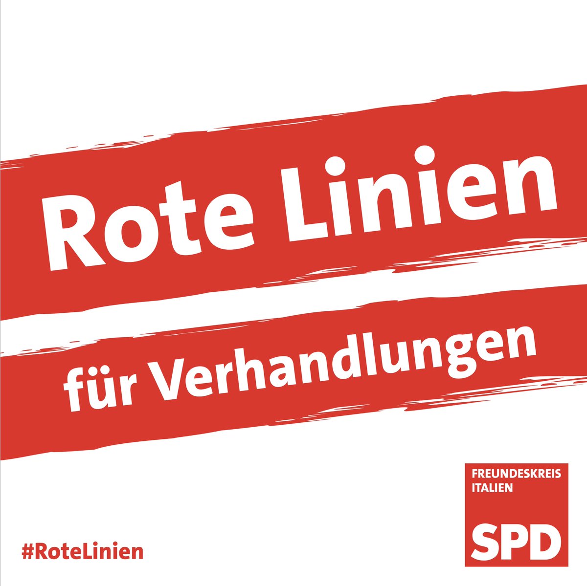 spditalien's tweet photo. Die @SPDde muss nach der #Bundestagswahl2025 weiter #Verantwortung tragen. Verantwortung zu tragen, heißt, #Deutschland zukunftssicher zu machen und den grassierenden #Rechtsextremismus zu bekämpfen. Für Verhandlungen mit @CDU/@CSU braucht es daher klare #RoteLinien. 1/9 https://t.co/rhswsvKAE3