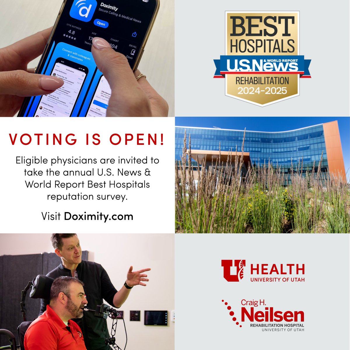 Neilsen Rehabilitation Hospital (@neilsenrehab) on Twitter photo Each day, we live the idea of vision to impact. We have proven to be an enriching, healing environment for our patients & their families. With the most advanced technology, research, and interdisciplinary care, we strive to optimize our patient’s wellness and independence. Each day, we live the idea of vision to impact. We have proven to be an enriching, healing environment for our patients & their families. With the most advanced technology, research, and interdisciplinary care, we strive to optimize our patient’s wellness and independence.