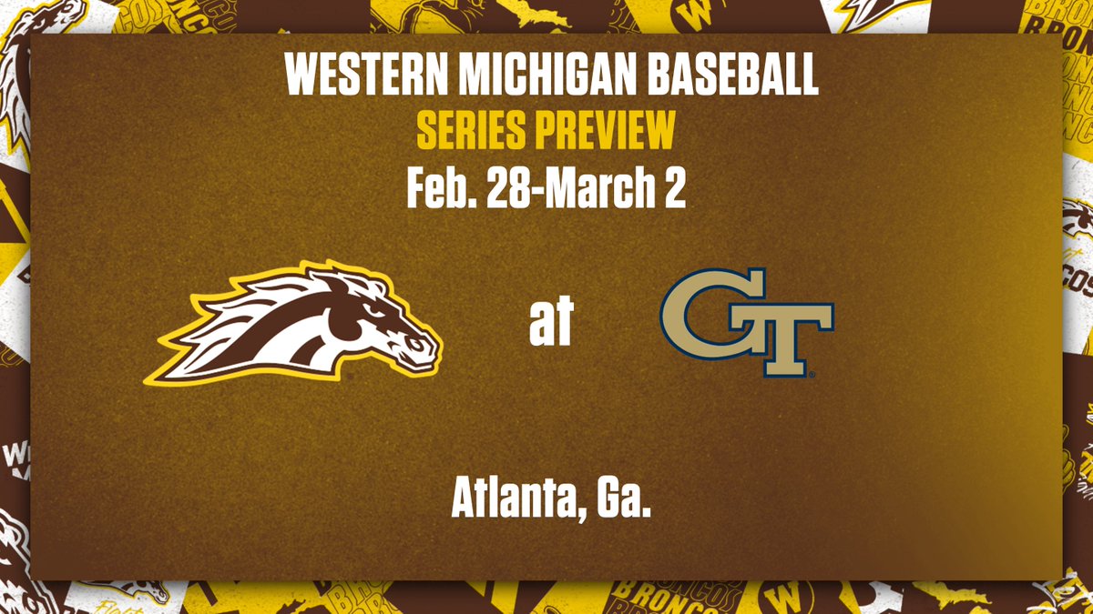 The Broncos continue their road swing through the ACC this weekend with a three-game set at Georgia Tech!

PREVIEW: buff.ly/43fH4V5

#BroncosReign