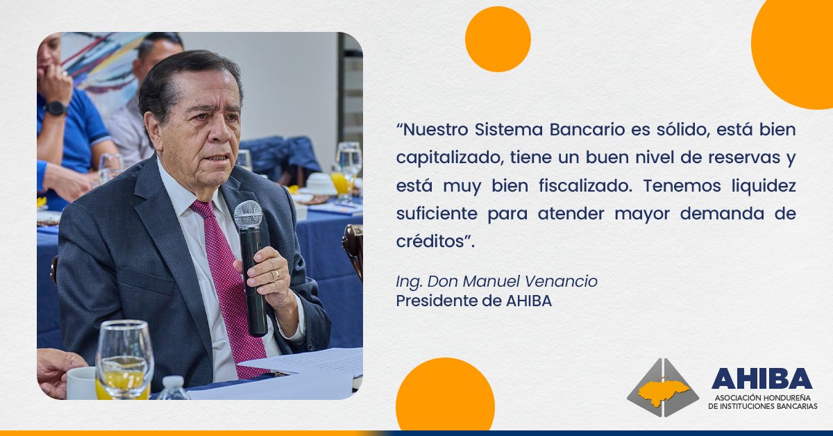 Durante la presentación de Resultados del Sistema Bancario 2024, nuestro presidente destacó, además: El clima de incertidumbre que se vive en Honduras y a nivel mundial, y la importancia de tener un Sistema Bancario sólido como el nuestro para enfrentar estos momentos.