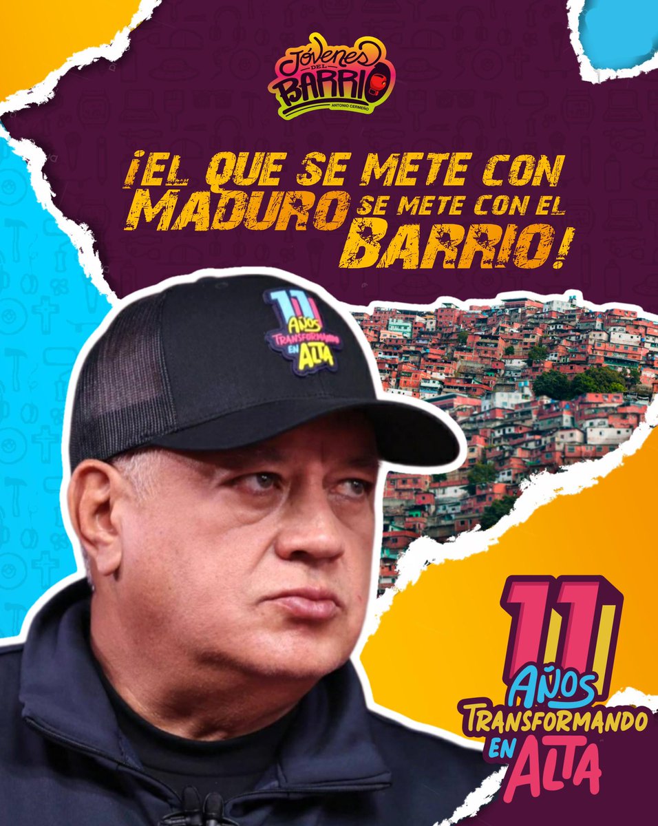 Las y los jóvenes del barrio estamos convocados a defender nuestra patria, sobretodo de la derecha extremista que ha generado incrementar situaciones sociales que afectan a la juventud y que no generan paz en nuestros territorios.
¡El que se mete con maduro, se mete con el barrio